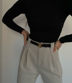 Arabella Women’s Elegant Belt with Golden Buckle