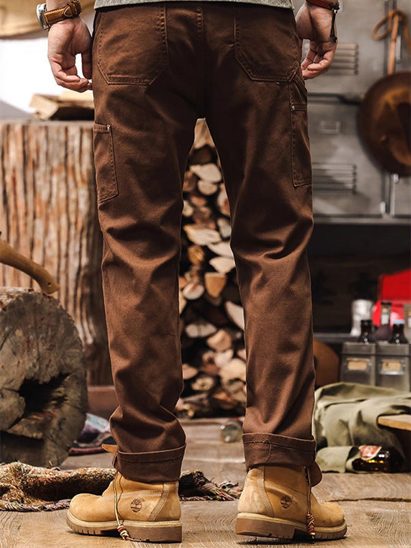 Men’s Straight-Leg Cargo Pants – Utility Style
