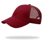 Charlie | Plain Baseball Cap for Ponytail – Mesh design for Active Women