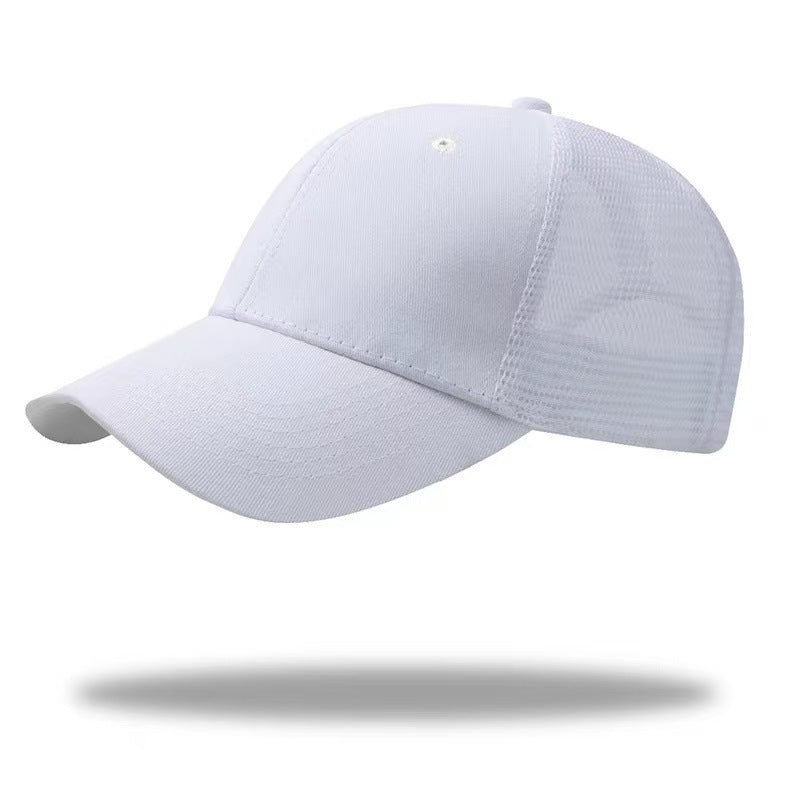Charlie | Plain Baseball Cap for Ponytail – Mesh design for Active Women