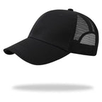 Charlie | Plain Baseball Cap for Ponytail – Mesh design for Active Women