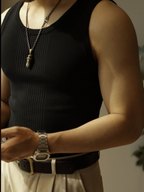 Men’s Classic Knit Tank Top – Muscle fit, Undershirt Vest Slim Fit - Perfect for the Gym