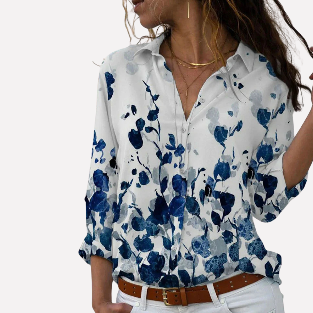 Lily Women’s Summer Blouse – Floral Lightweight Top