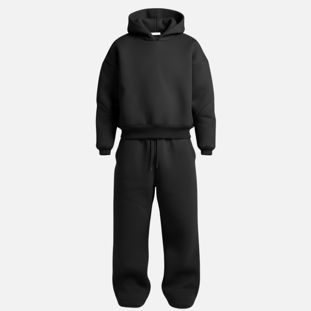 Men’s Oversized Streetwear Tracksuit – Hoodie & Sweatpants