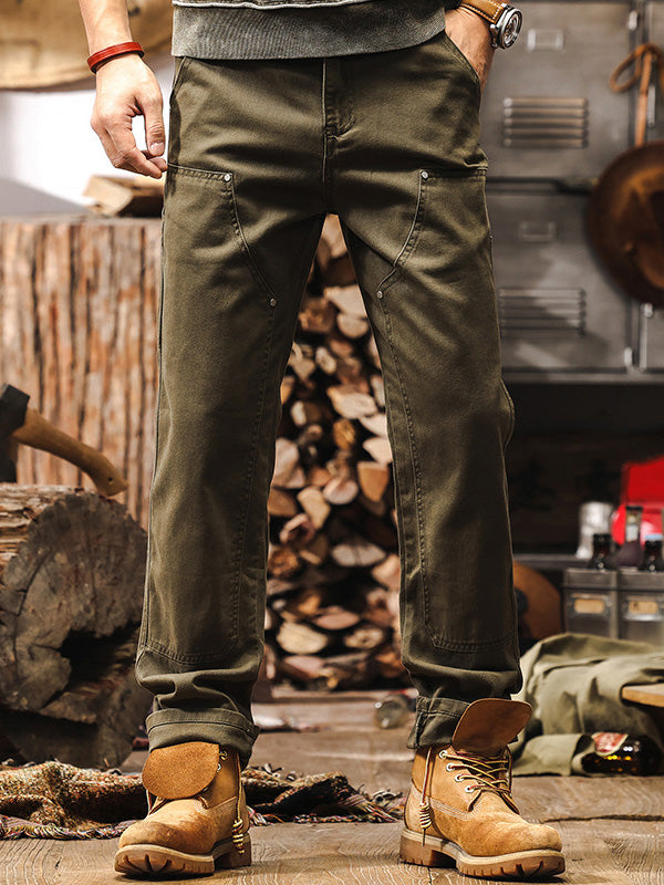 Men’s Straight-Leg Cargo Pants – Utility Style
