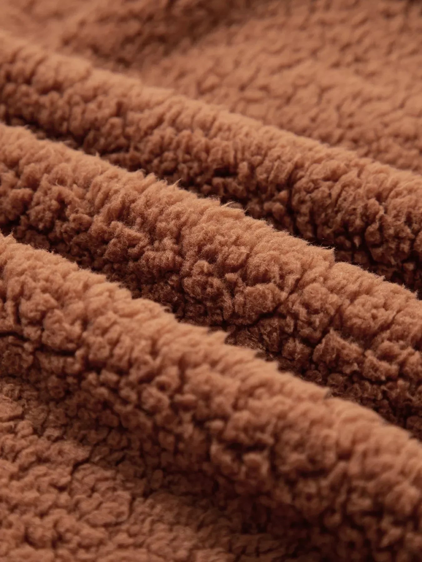 Kate | Women's Oversized Zip Up Teddy Fleece Jacket