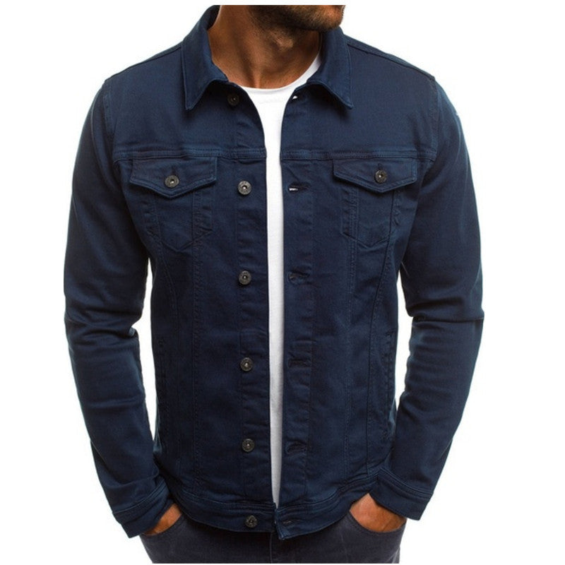 Thomas | Men’s Stylish Denim Jacket - Structured Modern Everyday Outerwear
