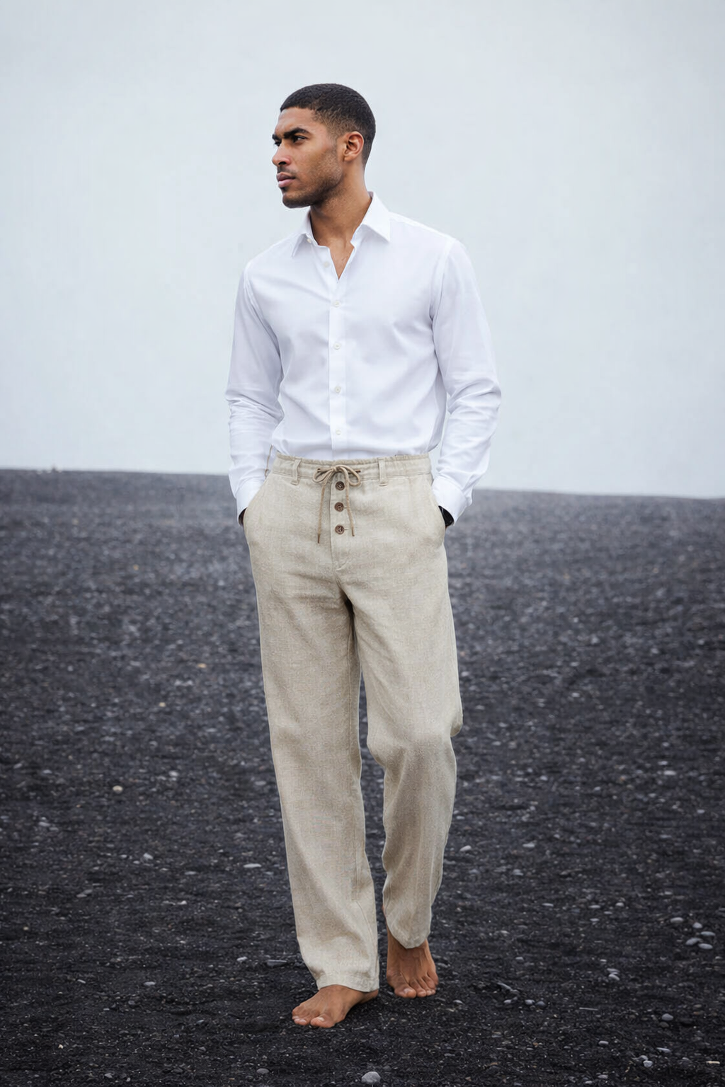 Leo| Breathable Drawstring Trousers for Summer Days