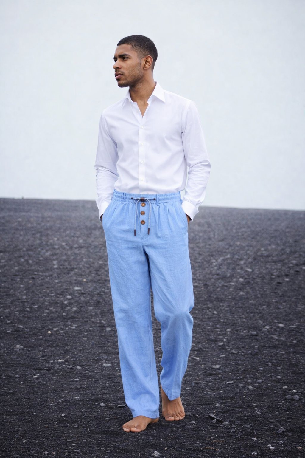 Leo| Breathable Drawstring Trousers for Summer Days