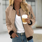 Davina Women’s Lightweight Bomber Jacket – Casual Layer