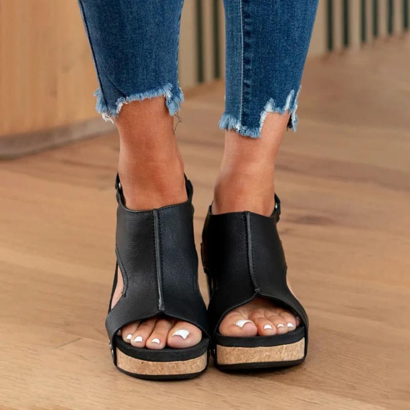 Valery| Balance Leather Sandals For Women