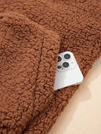 Kate | Women's Oversized Zip Up Teddy Fleece Jacket