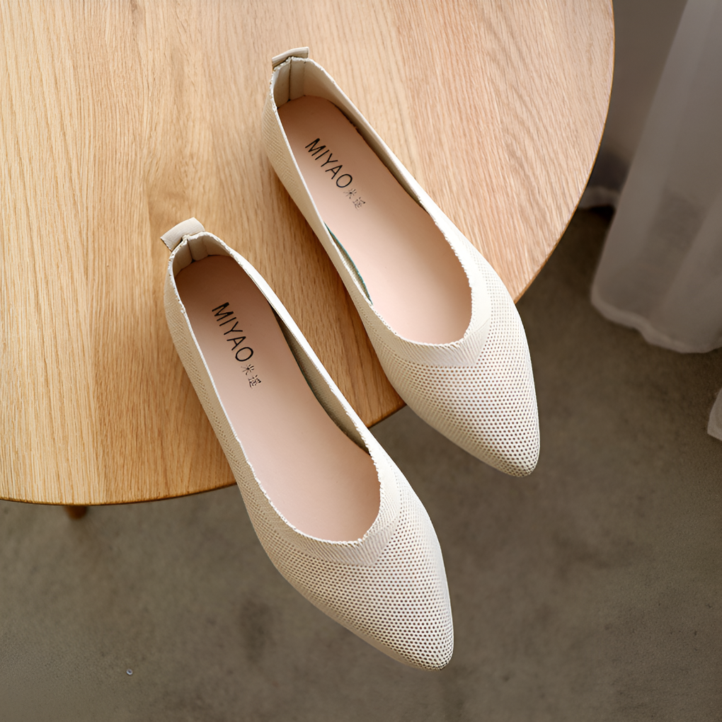 Mary | Comfortable Ballerina Shoes - Classic Round Toe