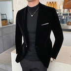 Charlie | Luxury Velvet Blazer for Men - Understated Luxury Blazer