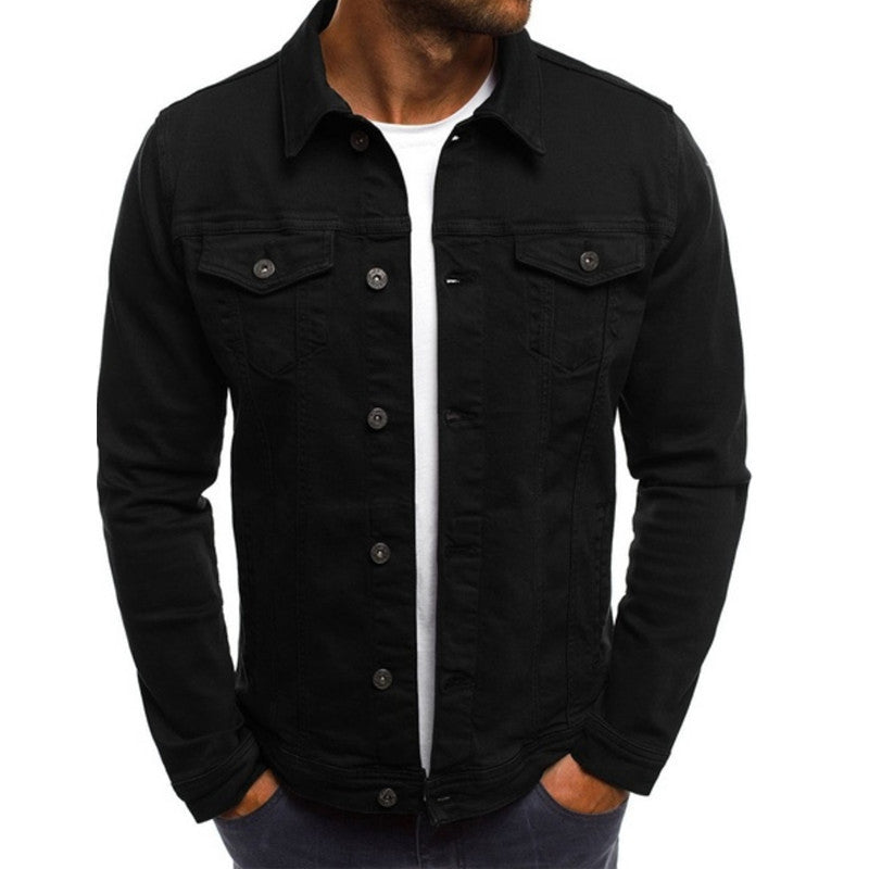 Thomas | Men’s Stylish Denim Jacket - Structured Modern Everyday Outerwear