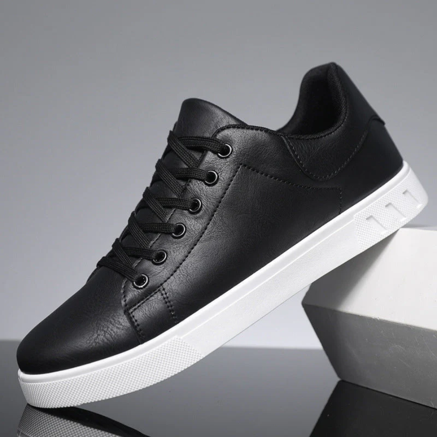 James Men’s Lace-Up Casual Sneakers | Minimalist Everyday Comfort Shoes