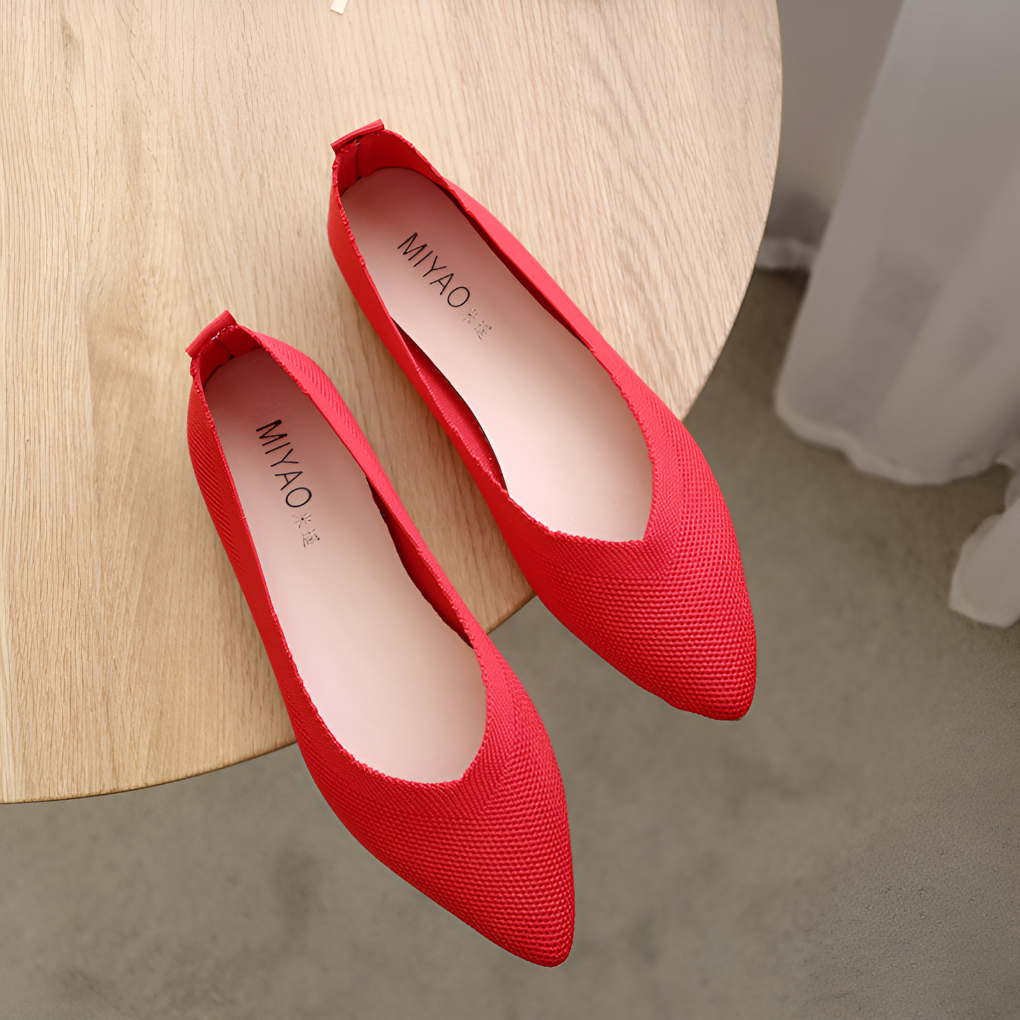 Mary | Comfortable Ballerina Shoes - Classic Round Toe