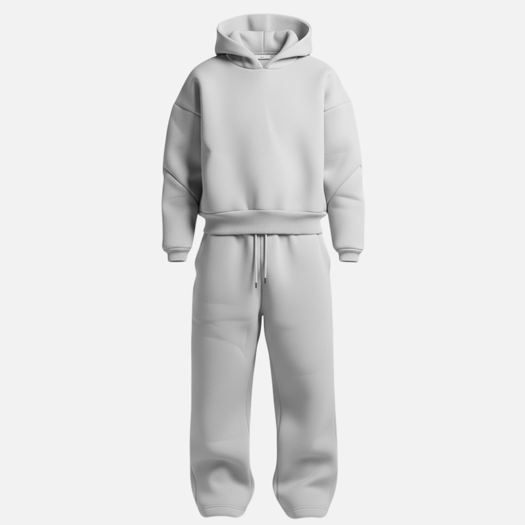 Men’s Oversized Streetwear Tracksuit – Hoodie & Sweatpants