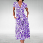 Naomi | Women’s Elegant Summer Dress – Versatile Flowy Day Dress