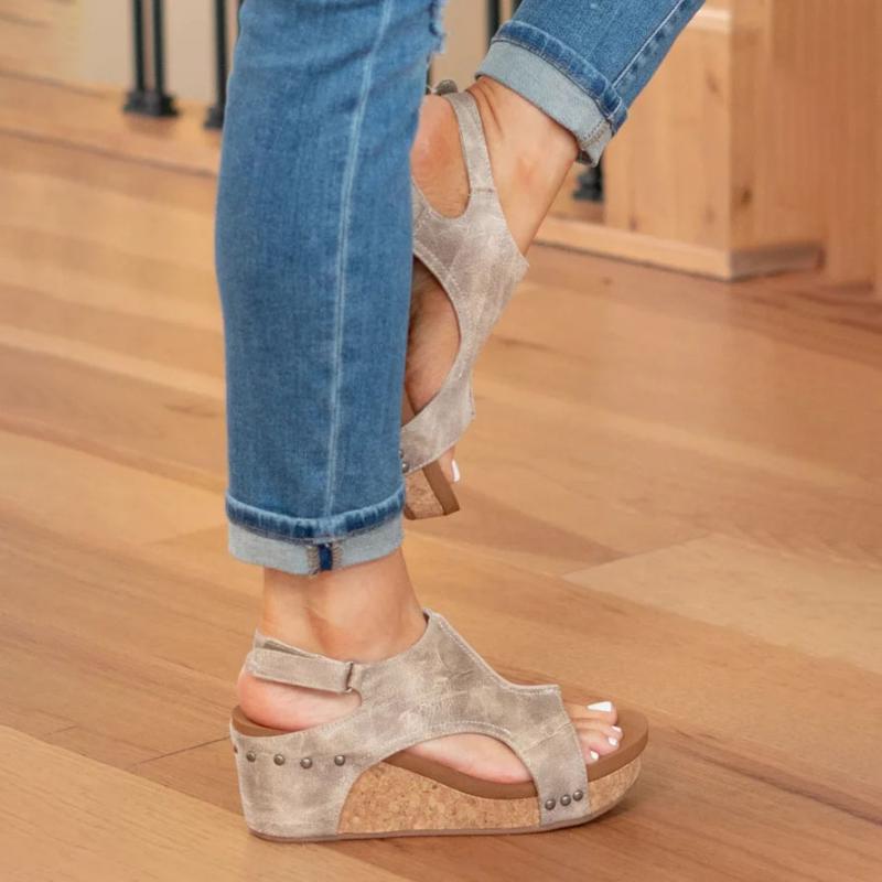 Valery| Balance Leather Sandals For Women