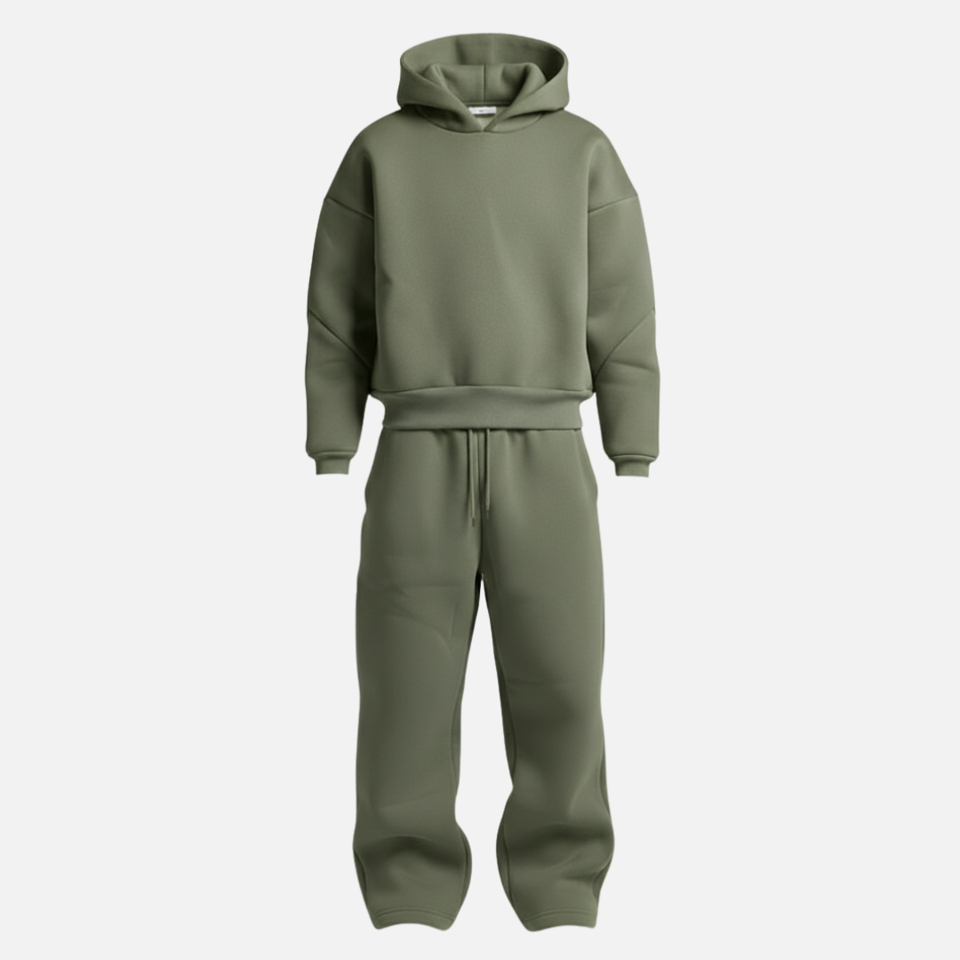 Men’s Oversized Streetwear Tracksuit – Hoodie & Sweatpants