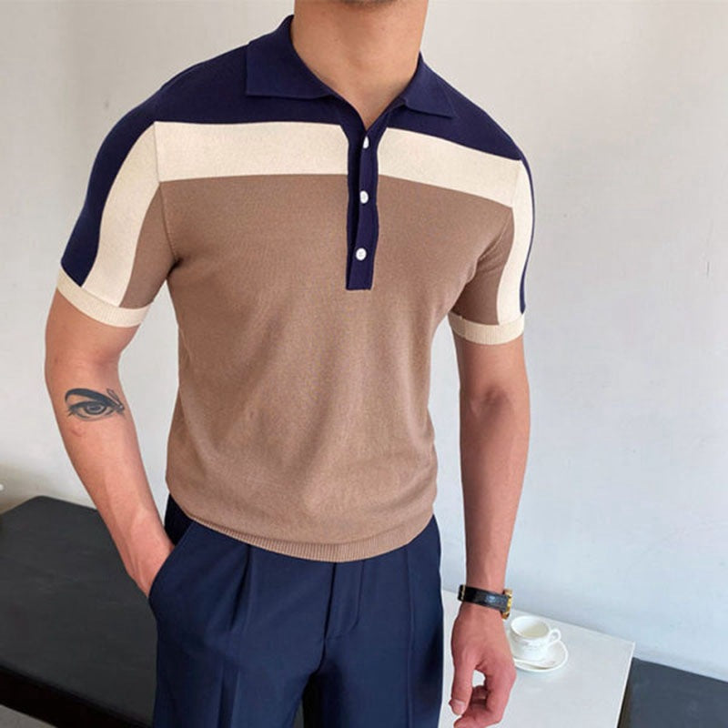 Jack | Men's Color Block Short Sleeve Polo Shirt