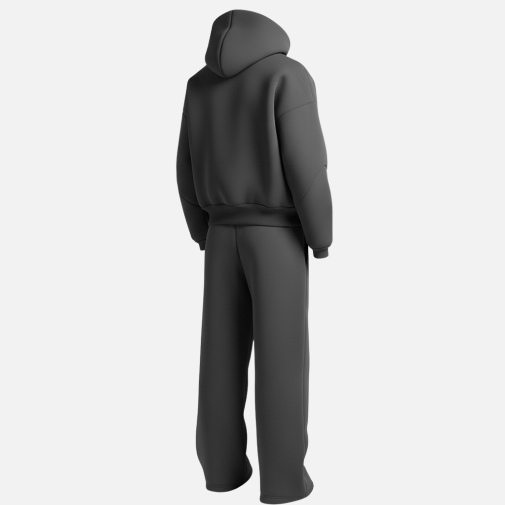 Men’s Oversized Streetwear Tracksuit – Hoodie & Sweatpants