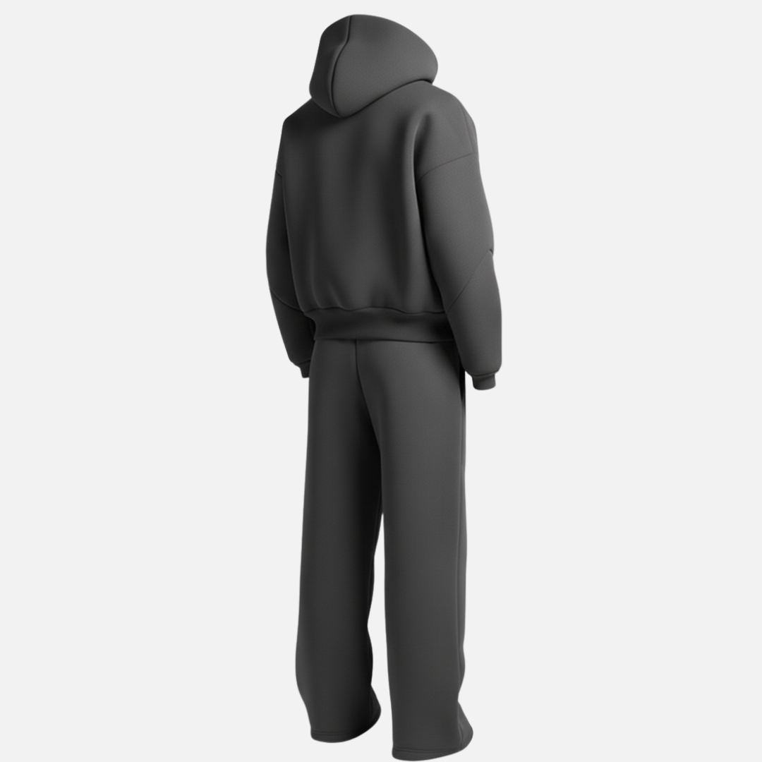 Men’s Oversized Streetwear Tracksuit – Hoodie & Sweatpants