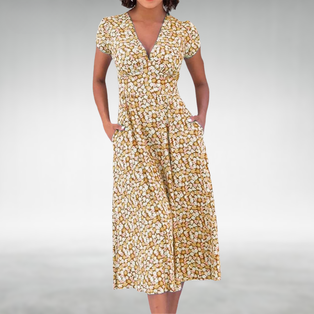 Naomi | Women’s Elegant Summer Dress – Versatile Flowy Day Dress