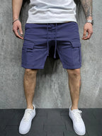 Men’s Casual Cargo Shorts – Utility Style with Side Pockets