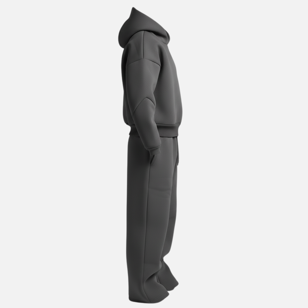 Men’s Oversized Streetwear Tracksuit – Hoodie & Sweatpants