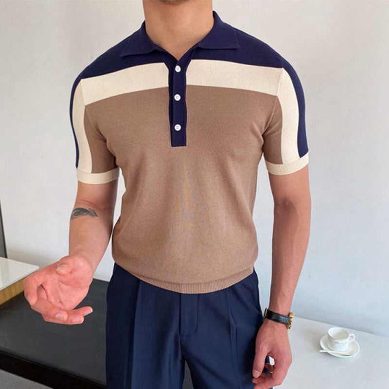 Jack | Men's Color Block Short Sleeve Polo Shirt