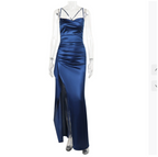 Riley| Elegant Dramatic High Slit Maxi Dress