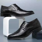 Men’s Leather Oxford Shoes – Formal Work Footwear