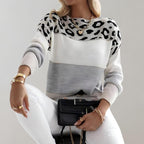 Bethany | Women's Leopard Print Soft Sweater