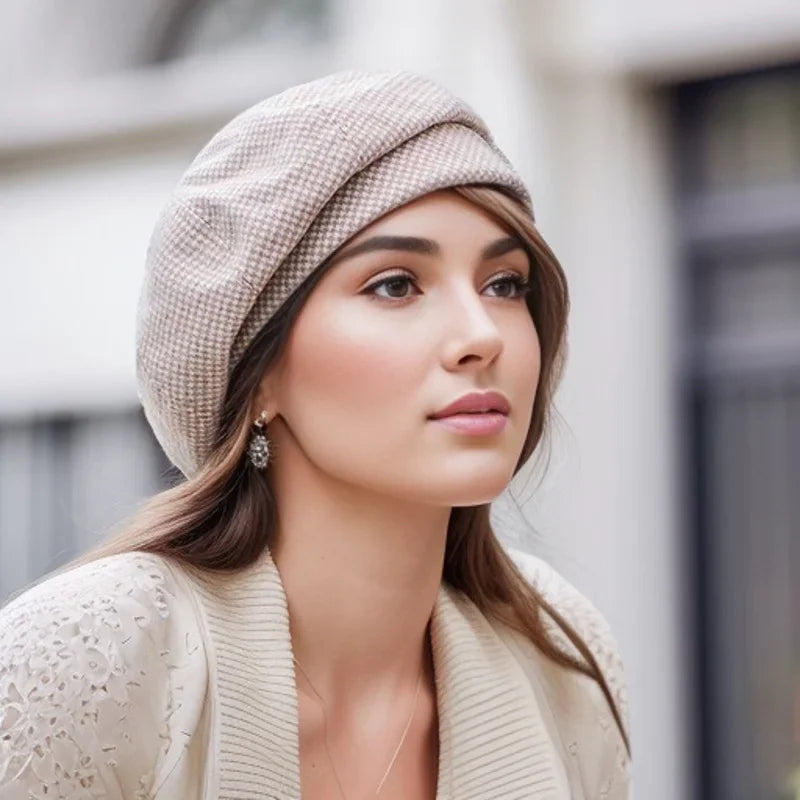 Izzie | Women’s Classic Beret hat – Spring Beret , Soft Fabric