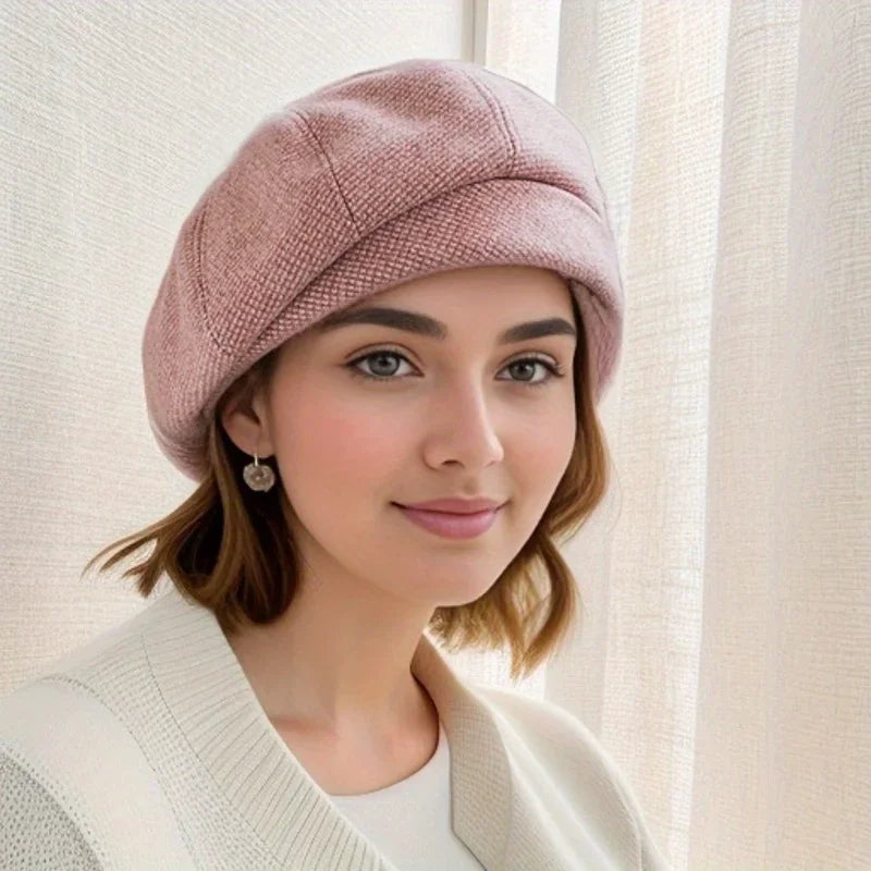Izzie | Women’s Classic Beret hat – Spring Beret , Soft Fabric