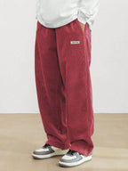 Men’s Relaxed Fit Corduroy Trousers – Casual Skater Streetwear Pants