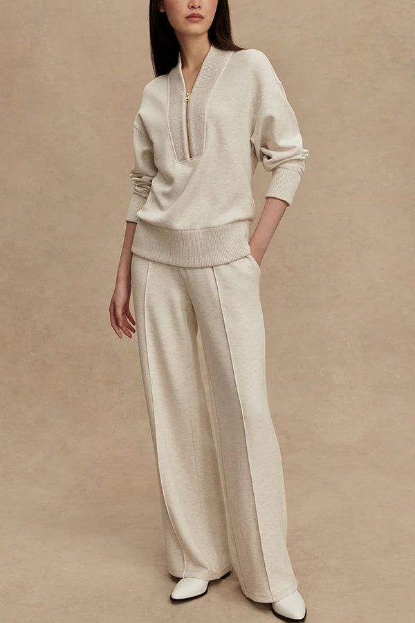 Women’s Cotton Loungewear Set – Fitted Two Piece Co-ord Outfit