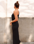 Evie| Elegant Maxi Dress With One-Shoulder Design for Special Occasions