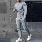 Men’s Cotton Jogger Set – Regular Fit Two Piece Tracksuit