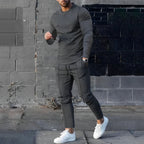 Men’s Cotton Jogger Set – Regular Fit Two Piece Tracksuit
