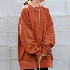 Josephina Oversized Sweater – Dropped Shoulders Knit Style