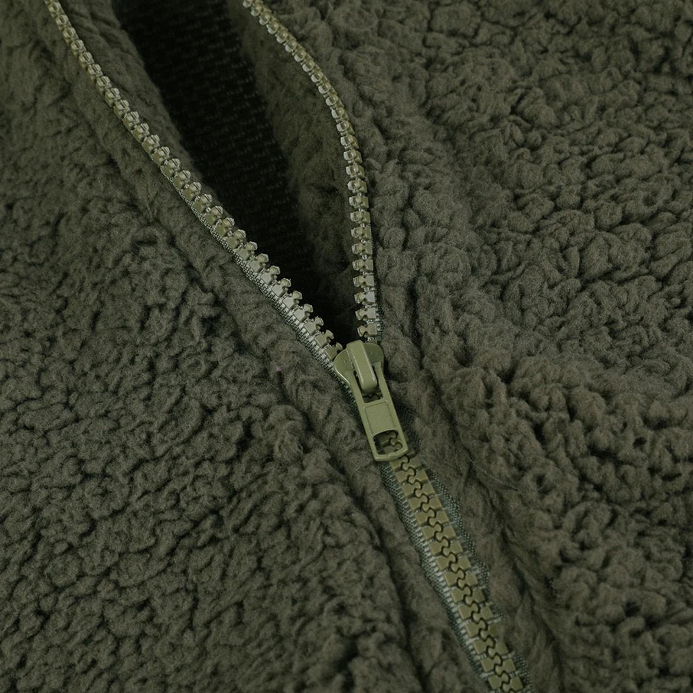 Ellen Women’s Hooded Open Front Teddy Jacket with Relaxed Fit