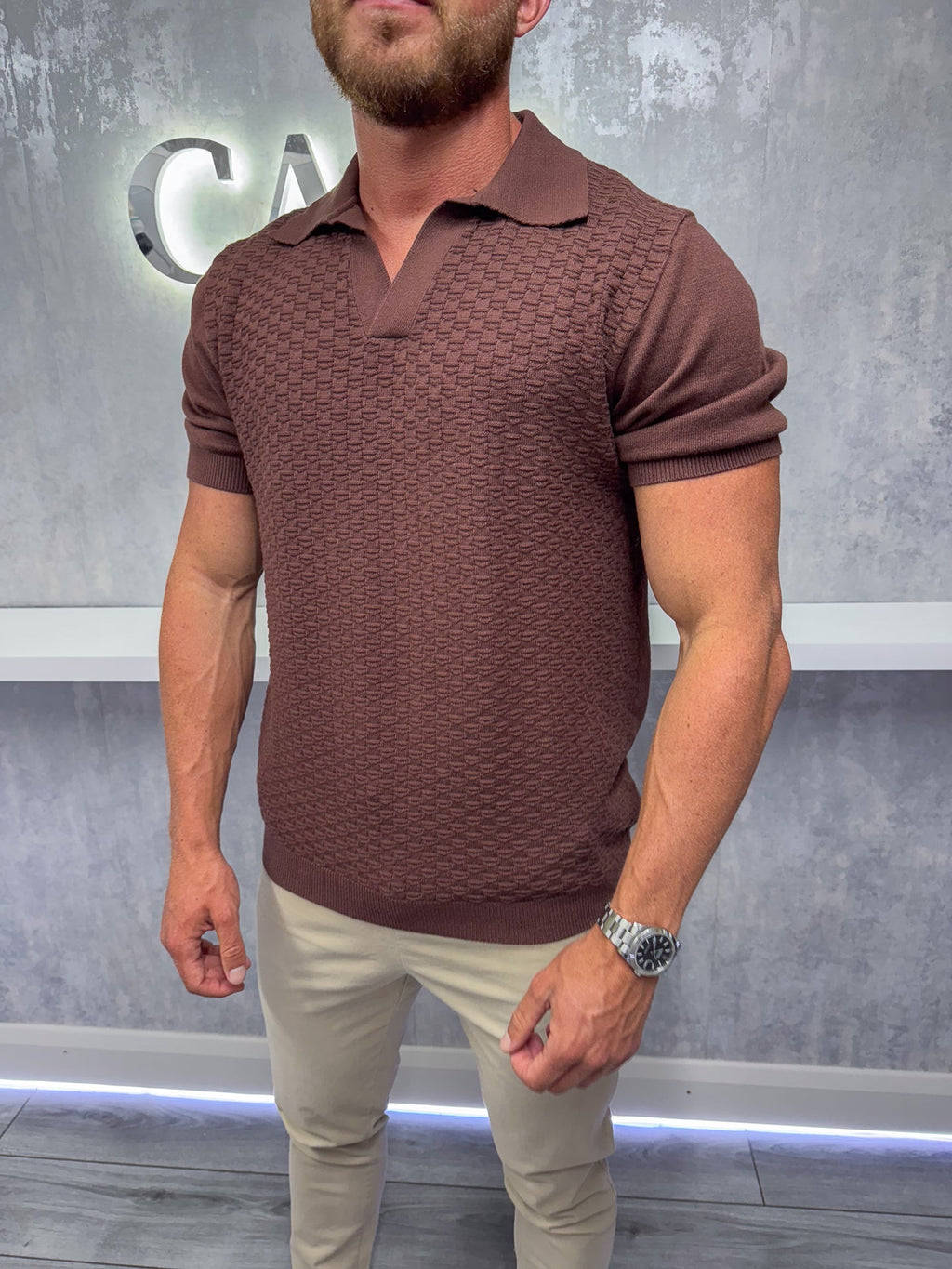 The Monaco polo shirt - Brown