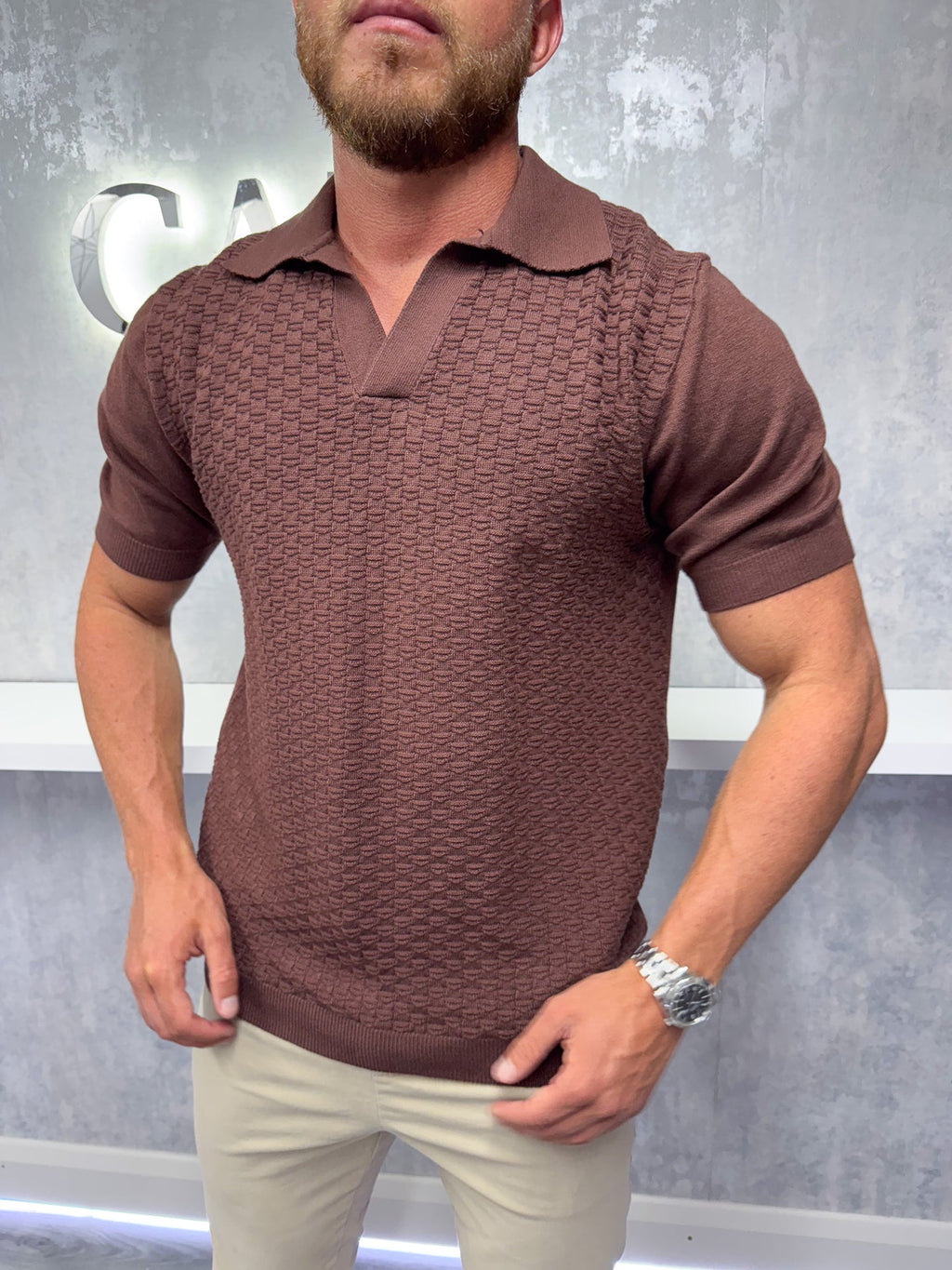 The Monaco polo shirt - Brown