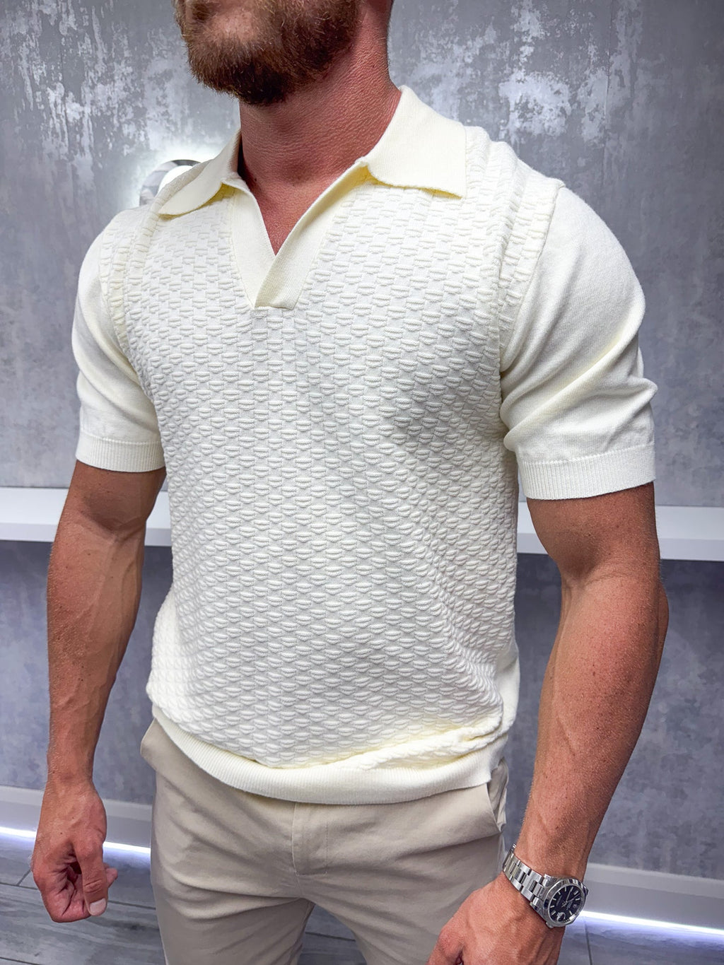 The Monaco polo shirt - Cream