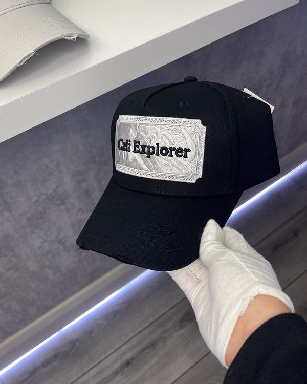 CALI | Casquette noire Explorer Plate