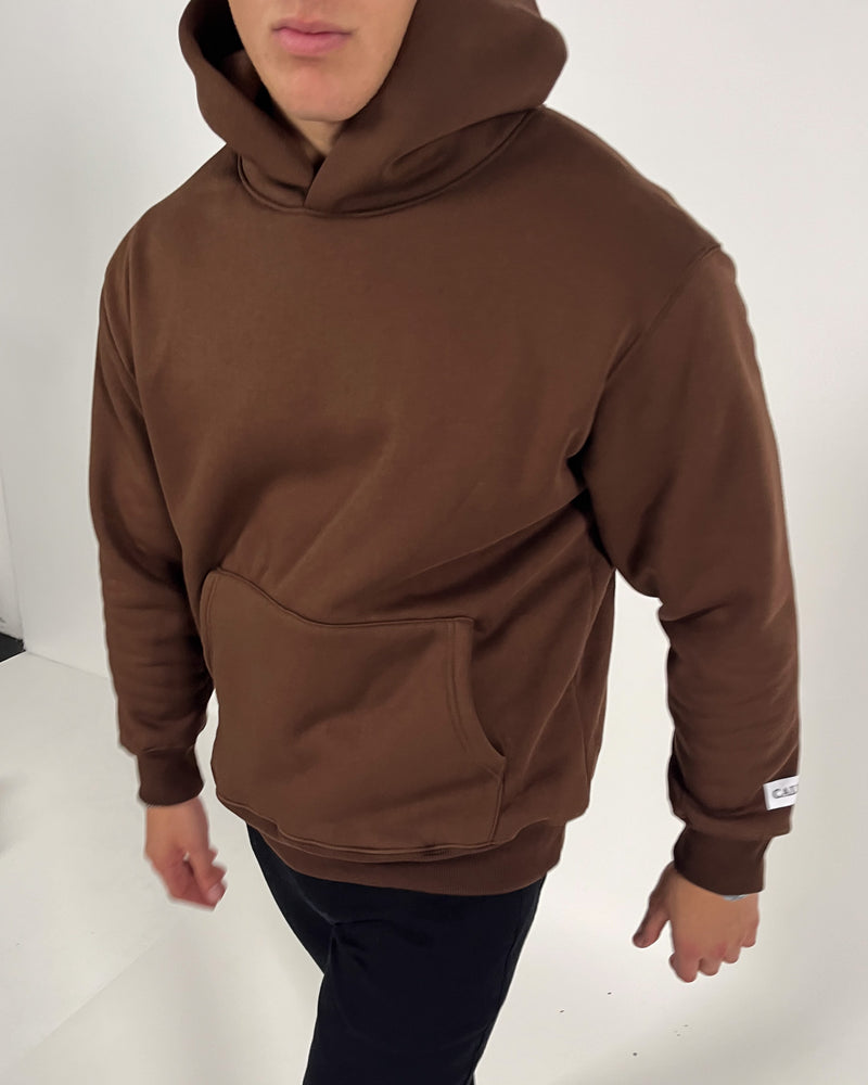 Essential Oversized CALI Hoodie - BROWN – Cali-clothing.com