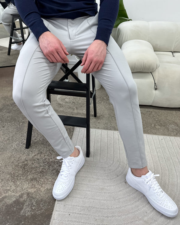 Capone Luxe pantaloni - grigio chiaro